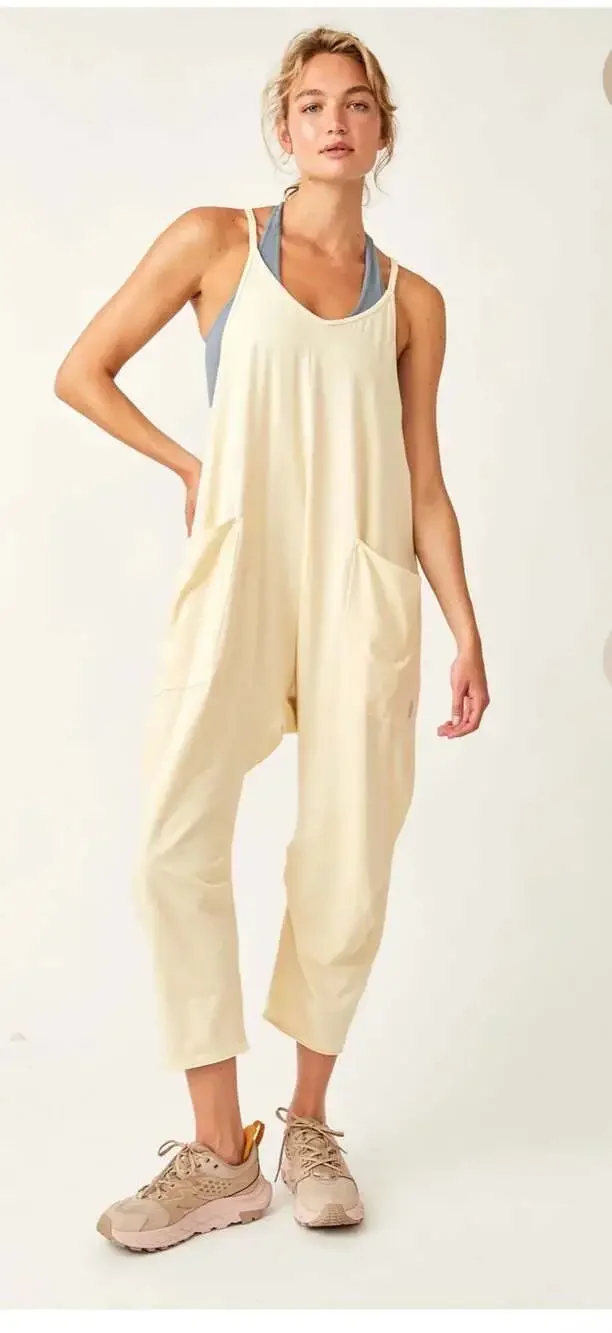 Free People Movement Hot Shot Onesie - Banana